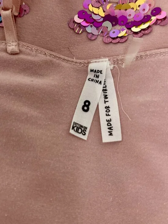 Cotton On Kids Girls Sequin Cake Tulle Party Dress - Picture 8 of 9